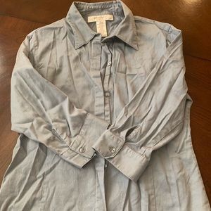 Blue Grey Button Down Shirt